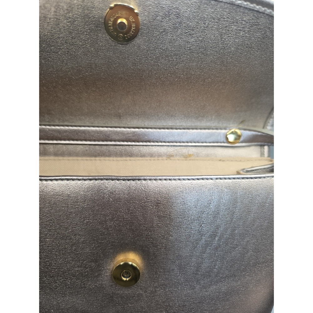 Vintage Gold Coast Collection Metallic Woven Crossbody Shoulder Bag Bronze - Picture 11 of 13